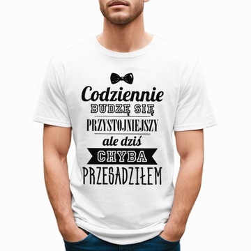 KOSZULKA MĘSKA NA URODZINY ŚWIĘTA PREZENT NA WALENTYNKI DZIEŃ CHŁOPAKA | S