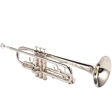 Стандартная труба Bb с посеребренным мундштуком.