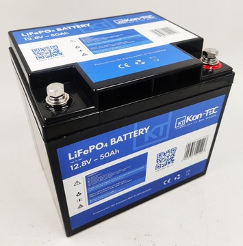 Kon-TEC LiFePO4 akumulator 12V 50Ah KT-LFP1250 LITOWO-JONOWY