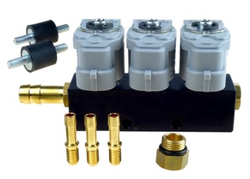 Valtek 3-цилиндровый 2OHM Серый тип 30 литьевой под давлением