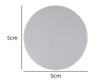 РУЧКА ДВЕРНАЯ САМОКЛЕЯЩАЯСЯ НАСТЕННАЯ, СЕРЫЙ СТОПОР, 50мм, 10 шт.