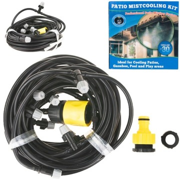 ZESTAW do NAWADNIANIA ZRASZACZ KURTYNA WODNA MGIEŁKA BRYZA WODNA