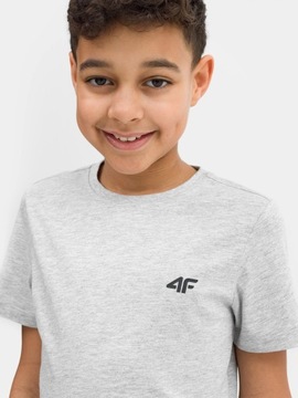 СПОРТИВНАЯ ФУТБОЛКА 4F ДЛЯ МАЛЬЧИКОВ, ХЛОПОК