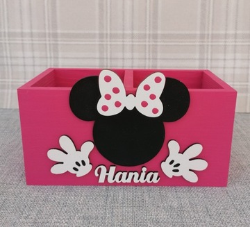 БОЛЬШАЯ подставка для мелков, 100% ДЕРЕВО, МИННИ