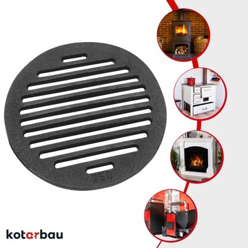 КРУГЛАЯ ЧУГУННАЯ РЕШЕТКА ДЛЯ ПЕЧИ ПЕЧЬ 250