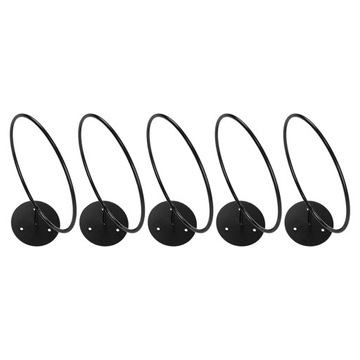 Uchwyt ścienny do koszykówki, uchwyt do przechowywania, 5 szt