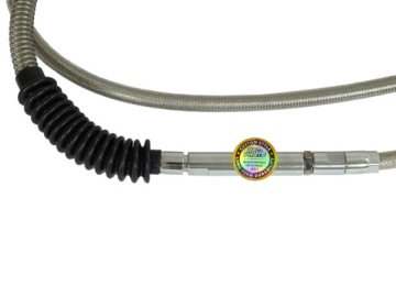 Трос сцепления 200 см / 190 см броня для Harley оплетка из нержавеющей стали