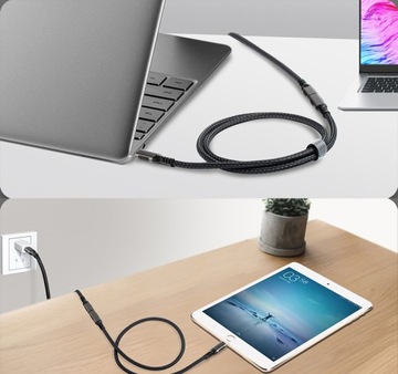 УДЛИНИТЕЛЬ USB-C 3.1 THUNDERBOLT 3 100 Вт 4K 5A 1 м