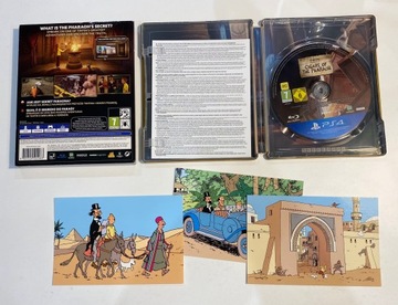 Tintin Reporter PL Cigars of the Pharaoh PS4/PS5 Steelbook, ограниченное издание