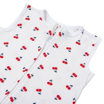 ŚPIWOREK DO SPANIA NIEMOWLĘCY Z NOGAWKAMI DZIANINA JUKKI CHERRIES