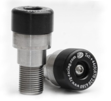 KOŃCÓWKI KIEROWNICY RG YZF-R6 UP TO 05 BLACK