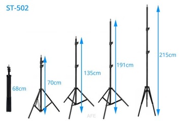 2x СОФТБОКС 50x70 E27 800 Вт ФОН 1,6x5 м БЕЛЫЕ ШТАТИВЫ