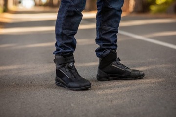 Krótkie buty motocyklowe Seca APEX Pro czarne 43 Do miasta Miejskie