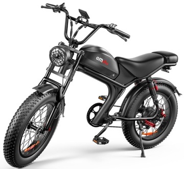 электрический велосипед 1000 Вт, 20 Ач, 50 км/ч, 20 дюймов, внедорожный мотоцикл с толстыми шинами