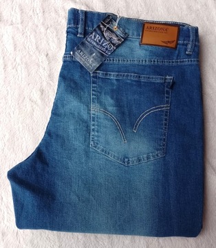 spodnie jeans damskie Arizona Willis straight fit GB 48S pas 124 cm