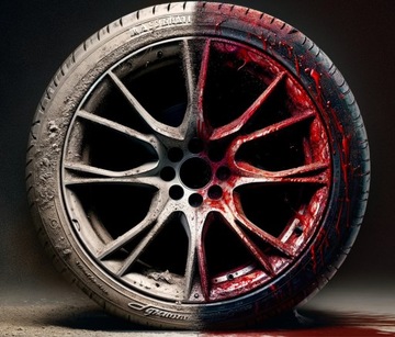 Премиальная жидкость для чистки колесных дисков, кровавый обод, кровоточащий эффект, 500 мл