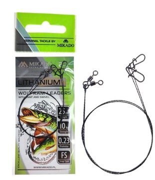 WOLFRAMOWE PRZYPONY 2 szt 15cm/5kg spinning