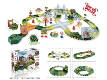 DUŻY TOR SAMOCHODOWY WYŚCIGOWY PARK DINOZA