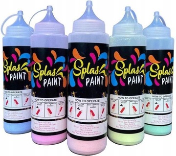 Farba do ciała 5szt Neon UV Splash Body Paint FX