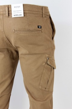 MUSTANG CARGO CHINO BeFlex SLIM JEANSY BOJÓWKI JOGGERS _ W36 L32