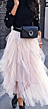 Юбка из тюля MD MAXI *** БЕЖЕВЫЙ