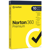 NORTON 360 Premium 10 stanowisk/1 rok + Secure VPN - 2025