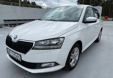 Skoda Fabia III Hatchback Facelifting 1.0 MPI 60KM 2020 Skoda Fabia salon PL FV VAT 23 LPG GAZ bezwypadkowa BenzynaLPG