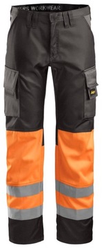 Spodnie odblaskowe Snickers 3833 r. 48 orange