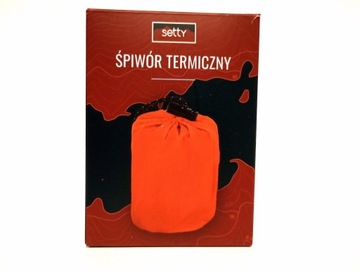 ŚPIWÓR TERMICZNY SURVIVAL 200CM RATUNKOWY