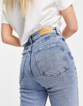 Stradivarius Petite spodnie sprane mom jeans EU34 44