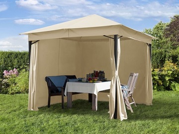 Садовый павильон 3х3 м Сансет Классик шампанское