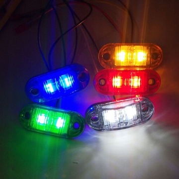 Габаритные фонари светодиодные 2 LED 10 шт.
