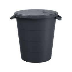 Kosz na śmieci ogrodowy Smooth 120 L Antracyt