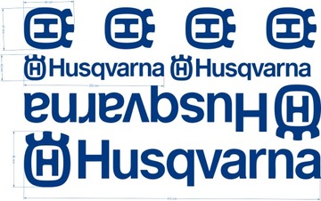 Запасная наклейка HUSQVARNA для газонокосилки НАКЛЕЙКИ