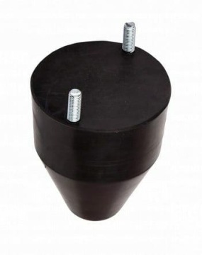 Odbój gumowy duży gumowy 2 śruby HL przyczepa