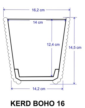 Натуральный вазон, 16 плетенок, корзина из джута.