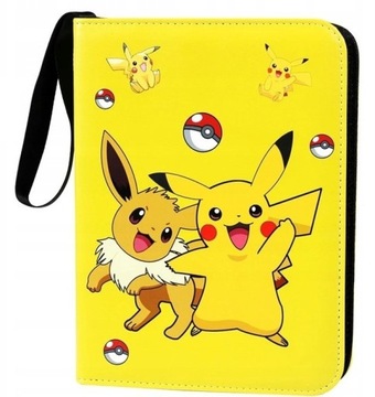 Альбом для карточек для детей, коллекционер на 400 карточек, папка с замком, подарок