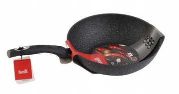 WOK Patelnia głęboka Indukcja Gaz Naczynie 28 cm