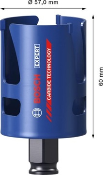 Bosch Otwornica EXPERT Construction Material 57mm