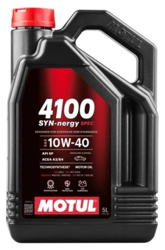 Motul 4100 SYN-nergy SPEC 10W40 5l (dawniej Motul 6100 SYNERGIE+ 10w40 5l)