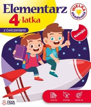 ELEMENTARZ 4-LATKA Z ĆWICZENIAMI.WIELKA AKADEMIA 4