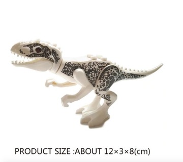 Строительные блоки Фигурки динозавров Большой набор из 8 штук