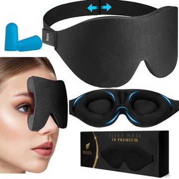3D ПРЕМИУМ-МАСКА ДЛЯ СПАНИЯ WAYA SLEEP ПОВЯЗКА ДЛЯ ОЧКА