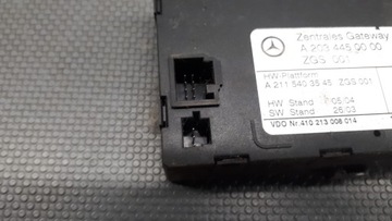 A2034450000 MODUL CENTRÁLNÍHO MERCEDES W203