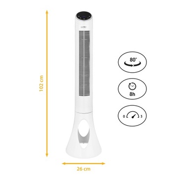 Вентилятор колонны ОТОБРАЖАЕТ ТЕМП. Первая Австрия