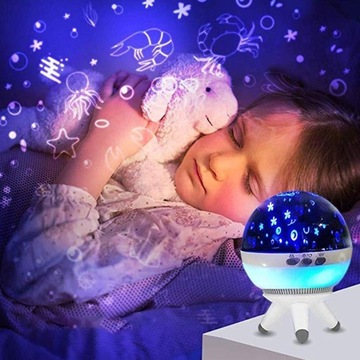 ПРОЕКТОР ЗВЕЗД НЕБО ВРАЩАЮЩИЙСЯ НОЧНИК ДЛЯ ДЕТЕЙ СВЕТОДИОДНЫЙ ПРОЕКТОР В ПОДАРОК
