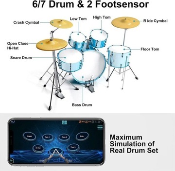 Барабанные палочки Smart AeroBand PocketDrum 2 PLUS - дерево