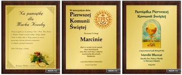 pamiątka, Pierwsza Komunia Święta, z Twoim nadrukiem