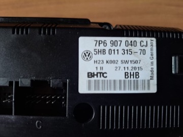 VW VOLKSWAGEN TOUAREG II 7P6907040CJ ПЕРЕКЛЮЧАТЕЛЬ ВЕНТИЛЯТОРА ВЕНТИЛЯТОРА