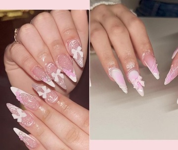 БАНТЫ ДЛЯ НОГТЕЙ 3D УКРАШЕНИЯ БАНТ В КОРОБКЕ 30 шт.